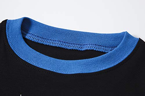 Little Boys Short Set Pajamas for Boys 100% Cotton Toddler Train Dinosaur Sleepwear Summer Clothes Size 2-7T4