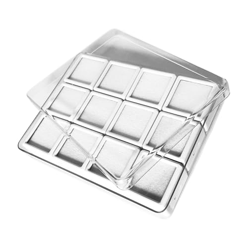 MCAOAL Caja con acolchado de esponja – Estuche protector para anillos, diamantes, piedras preciosas y aretes Caja para vitrinas de joyería para diamantes
