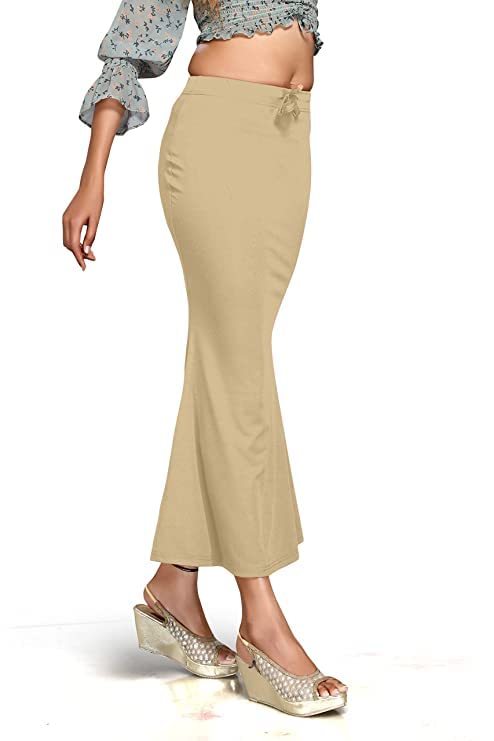 Image of Yashika Women Lycra Saree Shapewear Petticoat for Women || Saree Shapewear for Women(Petticoat Peach 01-M)