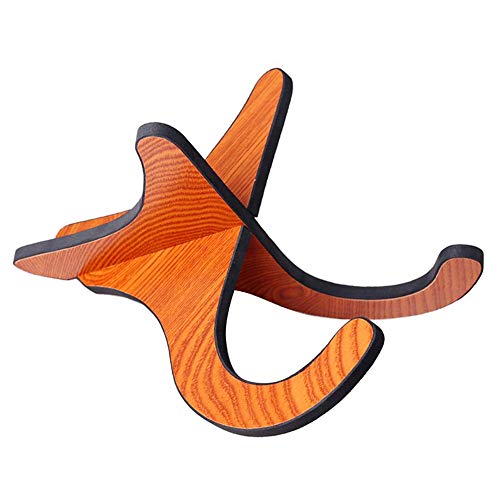 LERTREE Wooden Ukulele Stand Portable Folding Mandolins Violins Stand Holder Rack Small Guitar Stand