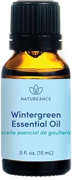 Wintergreen Essential Oil 15 mL - 100% Pure and Natural, Therapeutic Grade Essential Oil.