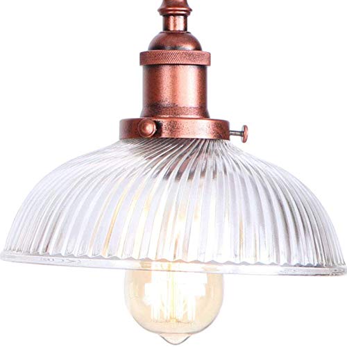 Lámpara de iluminación interior regulable AMUCK con pantalla de cristal transparente 4