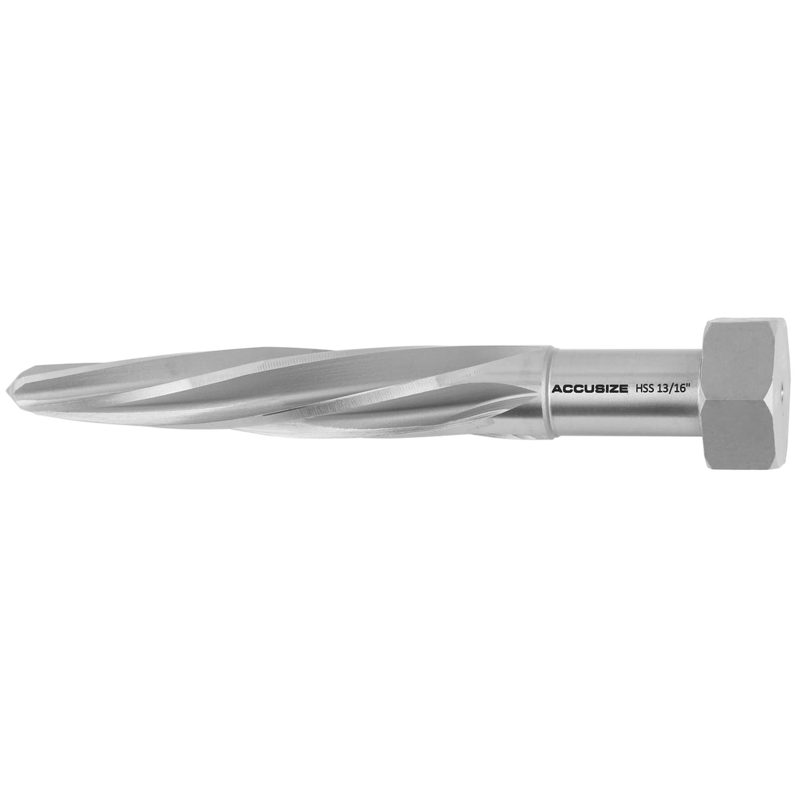 Accusize Tools - Alesatore ponte, codolo esagonale, H.S.S. Alesatori a spirale, alesatori per auto, 13/16 inch