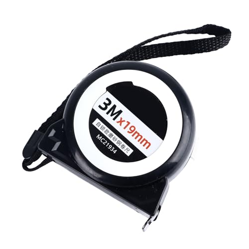 Cinta métrica auto-bloqueante de acero 19mm con botón miniatura 1