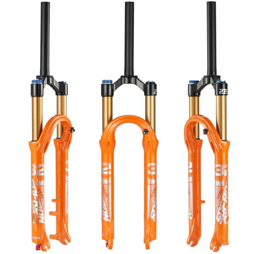 SOFRON Air Suspension Bike Fork, Lightweight Mountain Bike Fork, 28.6mm Straight Tube, 27.5 Inch