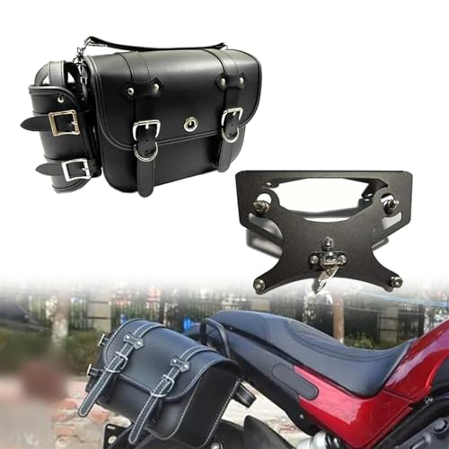 Sac de selle latéral moto : finis les sacs à dos sur Leoncino 500