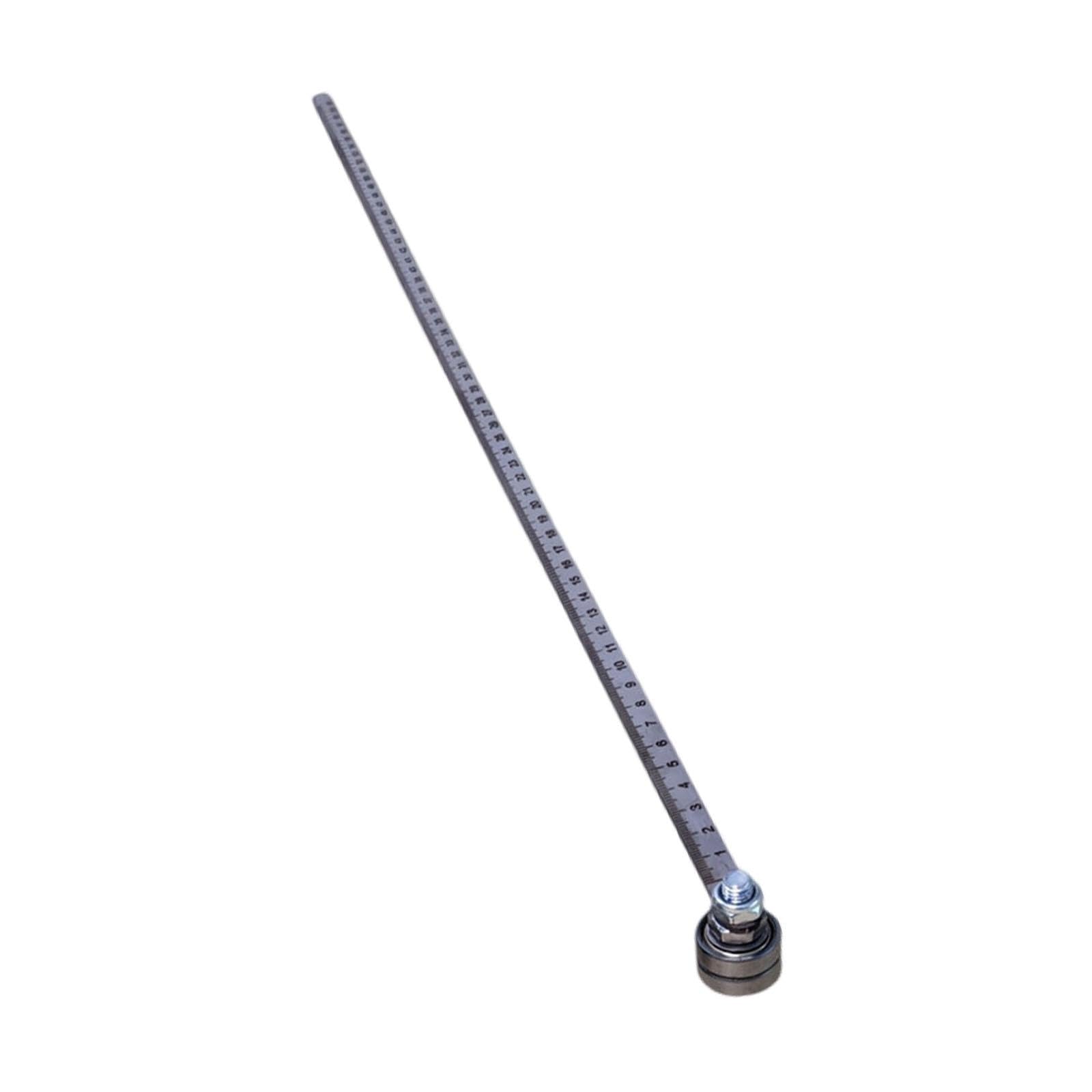 KESOTO Guida per con righello di profondità, accessorio robusto in metallo per lavori di falegnameria, posizionamento, taglio, rifilatura e fresatura, Style B