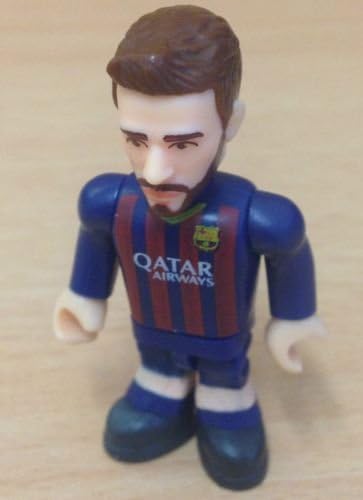 MICRO Football figure Barcelona PIQUE Qatar Airways home kit - RARE