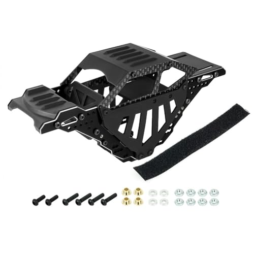 NexxSpeed Dark Knight Conversion Chassis Kit (Black) - FMS FCX24