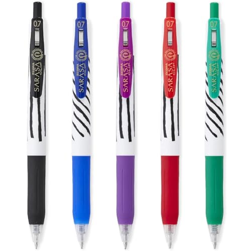 Bolígrafos Zebra Pen Sarasa Clip Gel Retráctiles 0.7mm x10 miniatura 2
