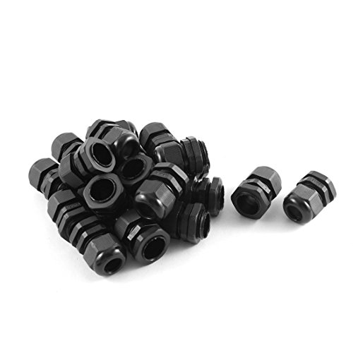 Aexit M20 PG13.5 Electrical Boxes, Conduit & Fittings Waterproof 6-12mm Cable Glands Stuffing Locknut Electrical Boxes 20 Pcs