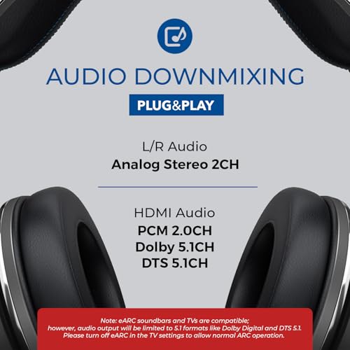 Extracteur audio HDMI ARC OREI DA27 convertisseur Dolby DTS