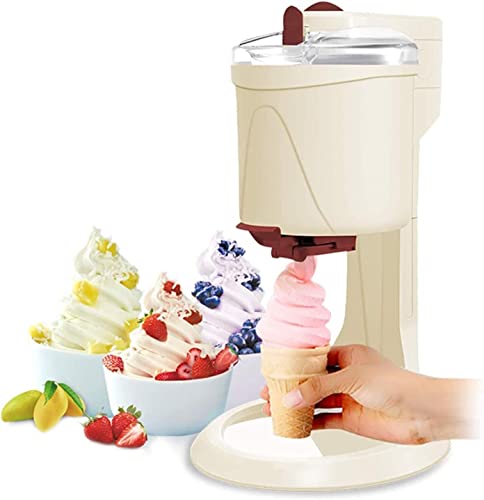 Samnuerly Softeismaschine Maschine Eismaschine Home Kleine Mini Automatische Kegelmaschine Hausgemachte Eismaschine 1L… – Bild 3