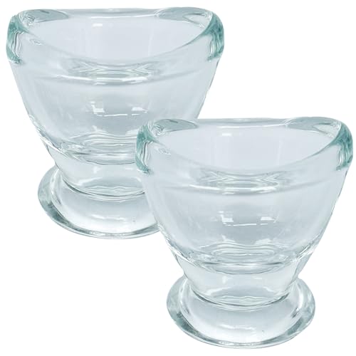2 Pcs Glass Eye Wash Cups Eye Wash Cleaner for Eye Rinse Portable Eye Care Tools