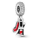 PANDORA Glamour Trio Dangle Charm, Sterling Silver, Mixed Enamel & Clear Cubic Zirconia, One Size