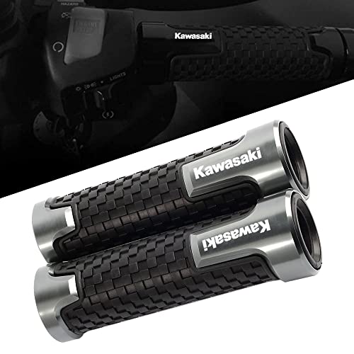 カワサキニンジャ300 400 ZX6R ZX9R ZX12R Z800 Z750 Z250 ER6N / F7 / 8 '' 22MMモーターサイクルハンドルグリップレハンドルバーグリップハンドルバー