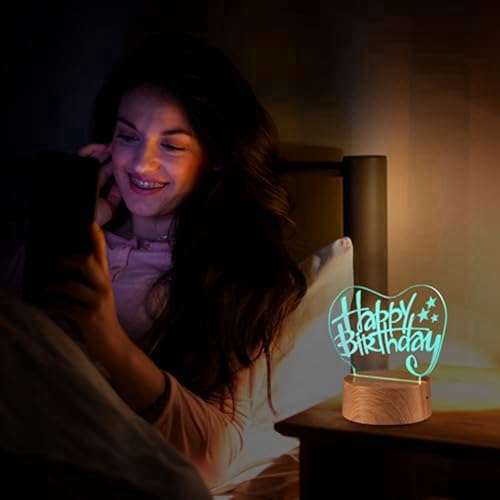 Cadeau de Noël base de lampe LED pour veilleuse 3D créative - 3