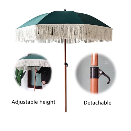 Parasol de plage réglable 180 cm pour bloquer le soleil sur le balcon - 5