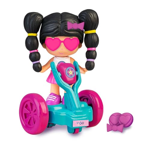 PIN Y PON Let's Go, Segway, Set de Juguete, 1 Mini Figura de una mu&ntilde;eca...