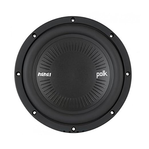 Polk MM1 Series 8" 900 Watt 4 Ohm Single Voice Coil Car Audio Marine Subwoofer