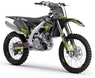2021-2023 KX 450 X Surge Black Senge Graphics Complete Kit with Rider I.D. Compatible with Kawasaki