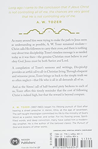 Discipleship: What It Truly Means To Be A Christian--Collected Insights From A. W. Tozer #TOP1