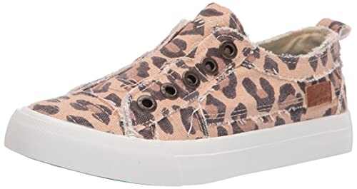 Blowfish Malibu Women's Play, Natural Jumbo Kitty Leopard, 7.5