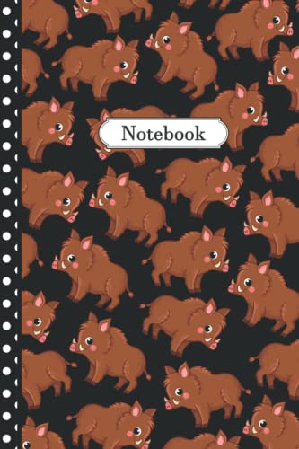 Boar Notebook: Pretty Boar Journal: 100 Pages (6x9') Boar Lined Notebook For Teens, Kids, Students, Girls, Adults, Teachers, School, Birthday Kids Writing Notes