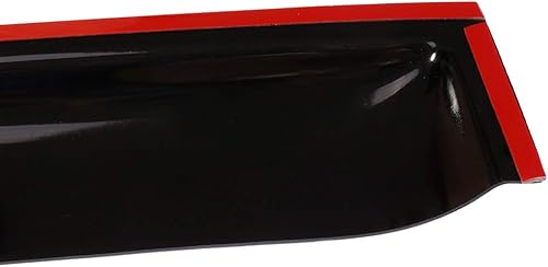 Miniatura 5 de Ventvisor Deflector de ventana lateral Viseras de ventana Juego de protectores de lluvia para Ford 2004-2014 para Ford para F150 Supercab Extended