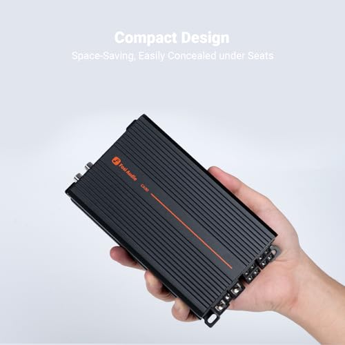 Image of Fosi Audio CA30 4 Channel Car Amplifier Mini Class D 400x4 400 Watts, Micro Compact Amp Mono Subwoofer, RCA /High Level Input, 320W 2 Bridgeds, Low Noise HiFi for Vehicle Stereo Audio Sound System
