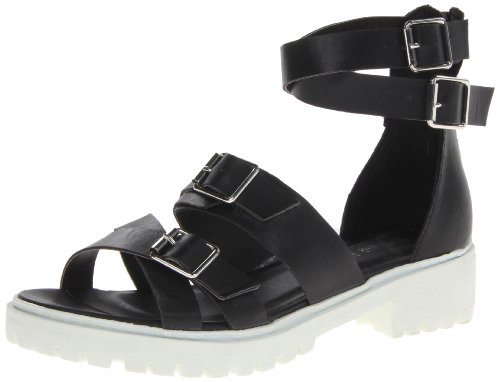 Dirty Laundry by Chinese Laundry Women's Lilybelle Gladiator Sandal,Black,8.5 M US