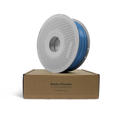 Image of 3IDEA Bambu Lab PLA Metal 3D Printing Filament - Cobalt Blue Metallic, Reusable Spool 1KG