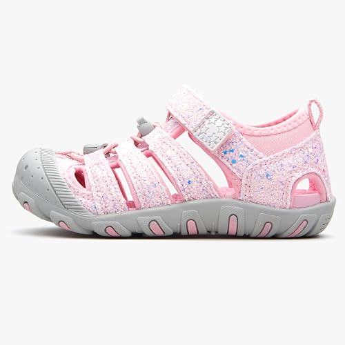 Image of Weestep Toddler Little Kid Boys and Girls Close Toe Hook Loop Sandal