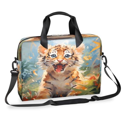 Bolsa para portátil Lovely Animal Tiger 16 pulgadas miniatura 1