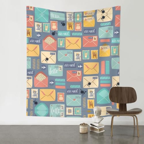 Tapisserie imprimée QAZWZML drap de tenture murale pour chambre et dortoir