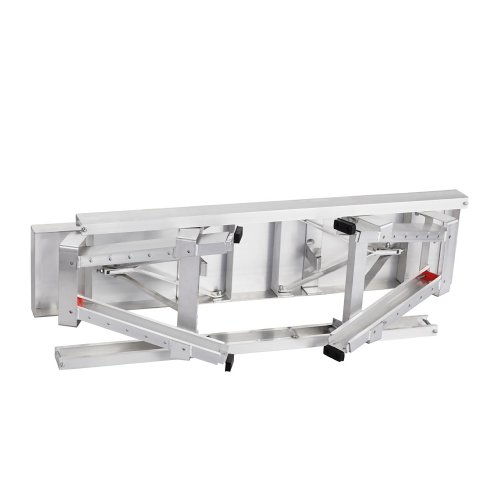 6120 Pentagon Tool Professional Quality Aluminum Drywall Bench With Adjustable Steps And Functions As A Workbench