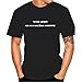 Miwaimao - Camiseta de manga corta de algodón con cuello redondo para hombre, cómoda y elástica, transpirable, para hip-hop
