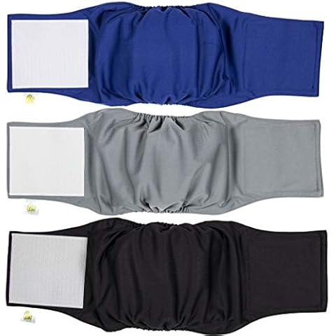 PET MAGASIN Pañales Reutilizables para Perro Cubre Panza Lavables Cover