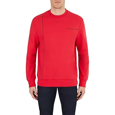 Armani Exchange Men's Sustainable Round Neck Sweater Cover