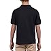 Gildan Youth Jersey Polo, 2-Pack, Black, X-Large