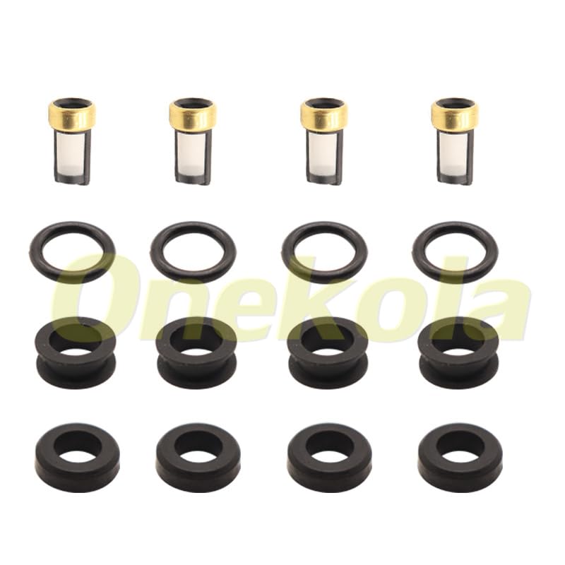 Fuel Injector Seal O-Ring Kit Seals Filters For Mazda Protege Nikki INP-782 INP-783 - (Color: 20 set)