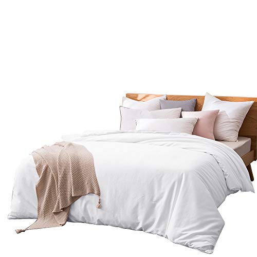THXSILK Silk Comforter for Summer with Cotton Shell, Silk Filled Comforter,Silk Quilt, Silk Duvet -Ultra Soft, Light Weighted-100% Top Grade Mulberry Silk, Queen Size, White