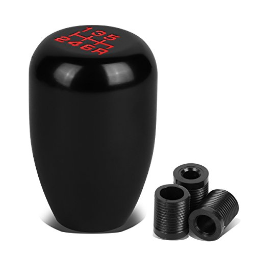 Auto Dynasty - Universal 6-Speed Manual Transmission Aluminum Racing Shift Knob (Black)