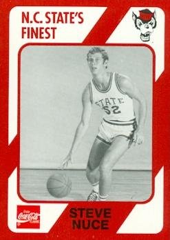 Autograph Warehouse Steve Nuce Basketball Card (N.C. North Carolina State) 1989 Collegiate Collection No.153