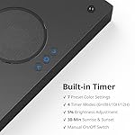 NICREW NavaReef 65 Reef LED Light, 65W Reef Aquarium Lighting for Soft/LPS Corals and Saltwater Fish Tanks, Built-in Timer, Blue Focused Spectrum - Image 3