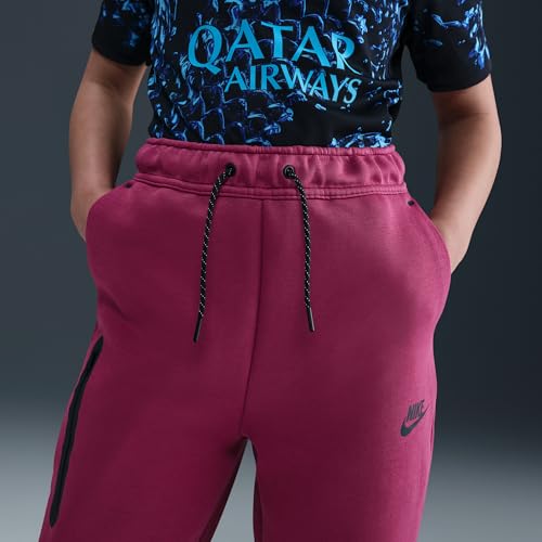 Nike Sportswear Tech Fleece Girls' Joggers (Sweet Beet/Black/Black)2