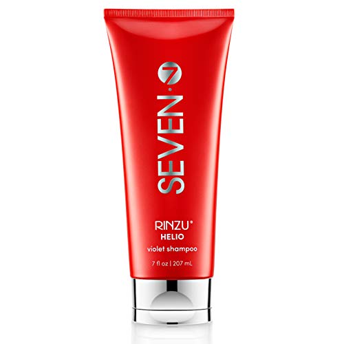 SEVEN Hair Care Rinzu Helio Violet Shampoo for Women & Men with Green Tea & Amino Acid, Purple...