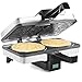 CucinaPro Krumkake Baker By Cucina Pro - 100% Non Stick, Makes Two Krumkake Pizzelle-Like Cookies, Great for Cannoli Filling & Cones