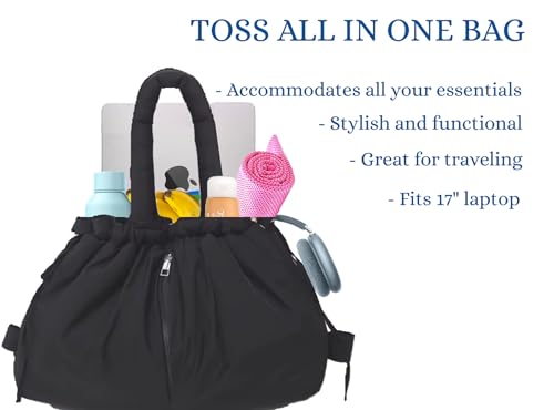 New Puffy Tote Bag for Women Soft & Lightweight Puffer Women Handbag Large Puffy Lady's Bag Backpack Shoulder Bag3