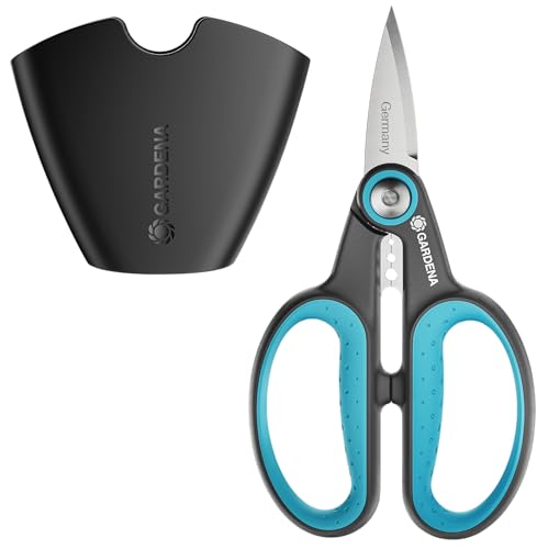 Yer Gettin' Snippy: 5 Top Ergonomic Harvesting Snips Gardena 12214-36 HerbCut Scissors with holder. Precise German eng...